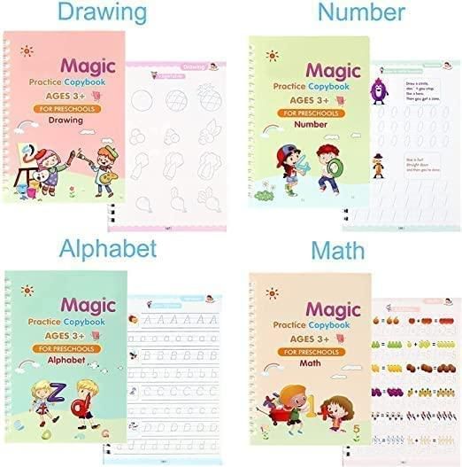 Sank Magic Copy Book — 4-in-1 Reusable Writing Set