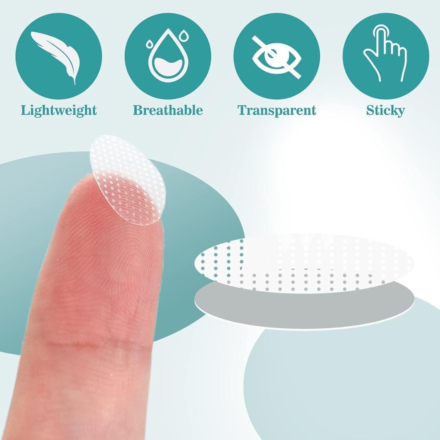 Invisible Earlobe Lift Patches (100-Piece Kit)