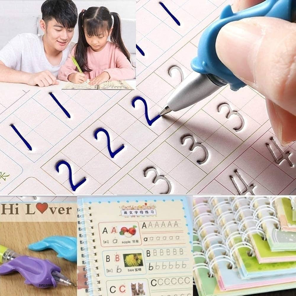 Sank Magic Copy Book — 4-in-1 Reusable Writing Set